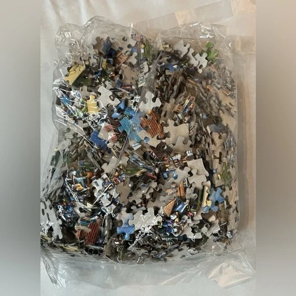 Dowdle Folk Art 1000 Piece Jigsaw Puzzle YANKEE STADIUM Baseball 18x24” w/Puzzle - Picture 11 of 16